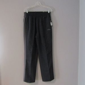 NWT Spalding Performance Black & Gray Track Pants